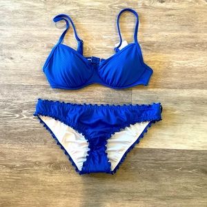 Royal Blue Swimsuit Set